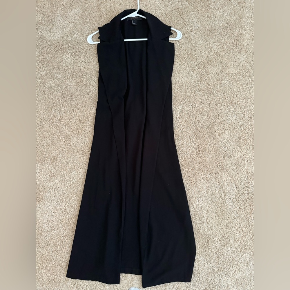Dressy trench vest